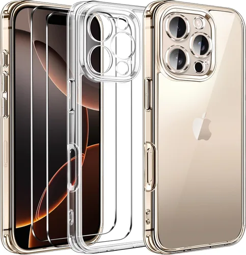 Vista 36 de ivoler Estuche 3 en 1 para iPhone 17 de 6.3" 2025 con 2 protectores de pantalla de vidrio templado [Protección de grado militar], parte trasera