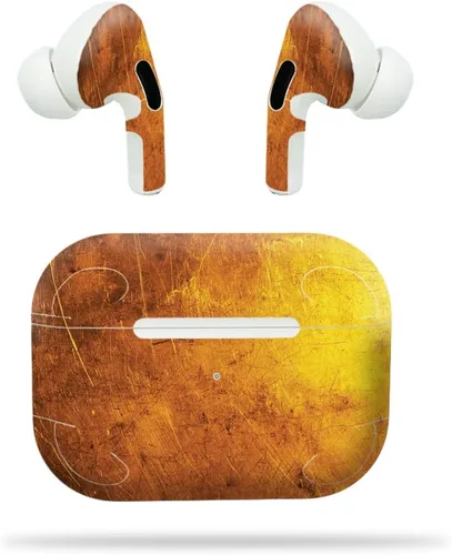 Vista 7 de MightySkins - Compatible con Apple Airpods Pro - Pared negra Funda protectora de vinilo duradera y única Fácil de aplicar, quitar y cambiar