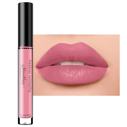 Vista 5 de Maquillaje de lápiz labial líquido gótico mate de Halloween, taza antiadherente impermeable y brillo de labios de larga duración, lápices labiales A1