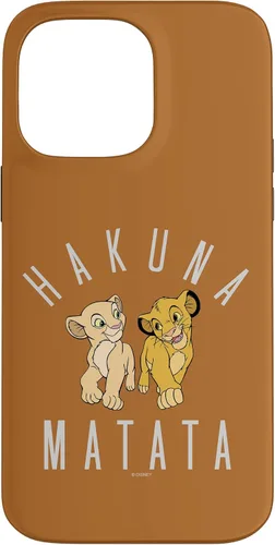 Vista 21 de Funda para iPhone 13 Pro Max Disney The Lion King Simba y Nala Hakuna Matata