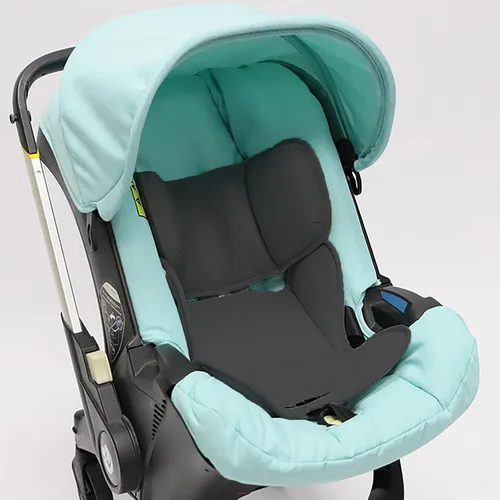 Vista 4 de Inserto infantil para Doona, Graco Snugride, Chicco Keyfit, Britax e Evenflo, accesorios Doona, resistente a los golpes, antideslizante (negro)