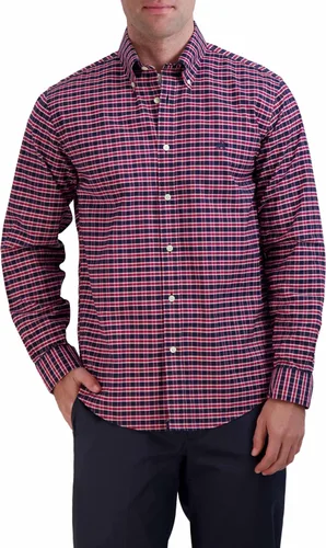 Vista 43 de Brooks Brothers Camisa Deportiva de Manga Larga sin Planchar con Botón para Hombre CORAL ROJO