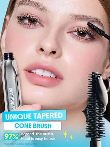 Vista 2 de SHEGLAM Lashlighter Infinite Tubing Impermeable Alargamiento Volumen Lavable Mascara
