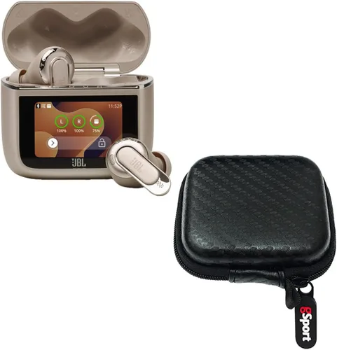 Vista 10 de JBL Tour Pro 3 Auriculares inalámbricos con cancelación de ruido con funda gSport (negro)