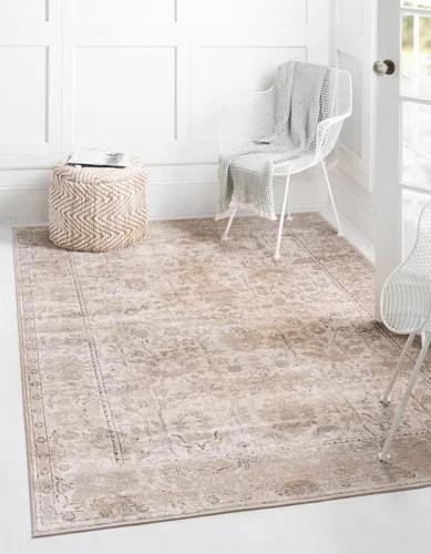 Vista 22 de Unique Loom Portland Collection - Alfombra central (2 pies 2 pulgadas x 3 pies 1 pulgada, rectangular, negro y blanco/negro)