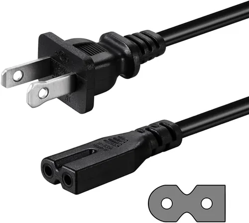 Vista 5 de Cable de alimentación de 3 pies compatible con Vizio-LED-TV Smart-HDTV E-M-Series