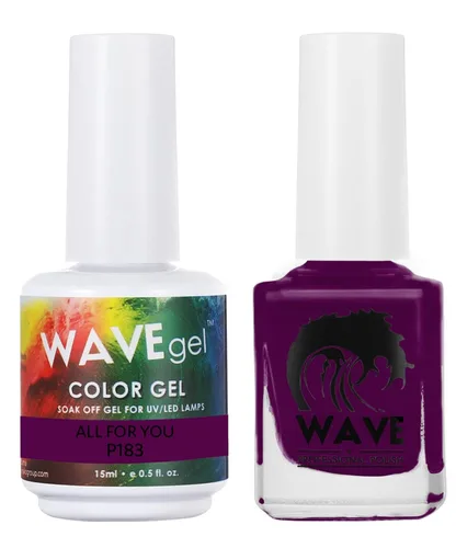 Vista 7 de WAVEGEL - Juego dúo de gel y esmalte de uñas a juego - Colección Simplicity - #P109 Blizzard I 0.5 onzas