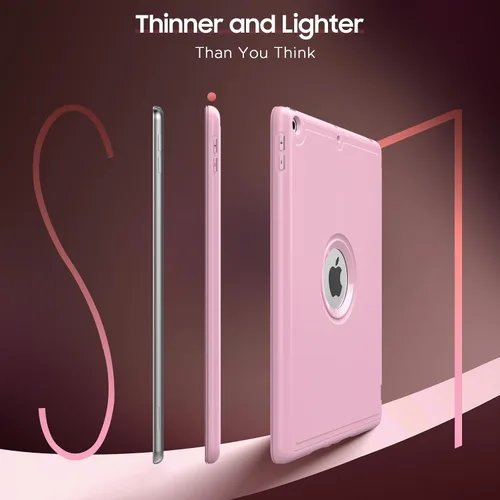 Vista 7 de Funda MoKo para iPad de 9ª Generación 2021 / iPad de 8ª Generación 2020 / iPad de 7ª Generación 2019 con Soporte para Lápiz, Funda para iPad 10.2