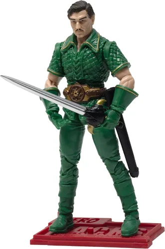 Vista 9 de Boss Fight Studio Hero H.A.C.K.S. Flash Gordon - Figura de acción de cómic – Figura coleccionable altamente articulada y accesorios que incluyen