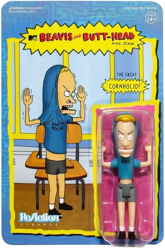 Vista 2 de Super7 Beavis and Butt-Head The Great Cornholio - Figura de acción de Beavis y Butt-Head de 5 pulgadas, coleccionables clásicos de TV y juguetes