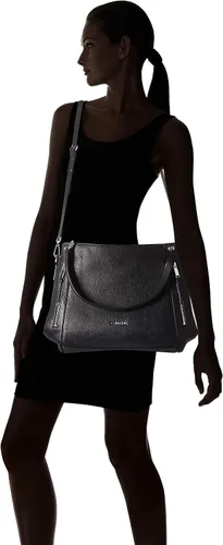 Vista 6 de Calvin Klein Melanie Pebble cuero Slouchy Zip Face Hobo