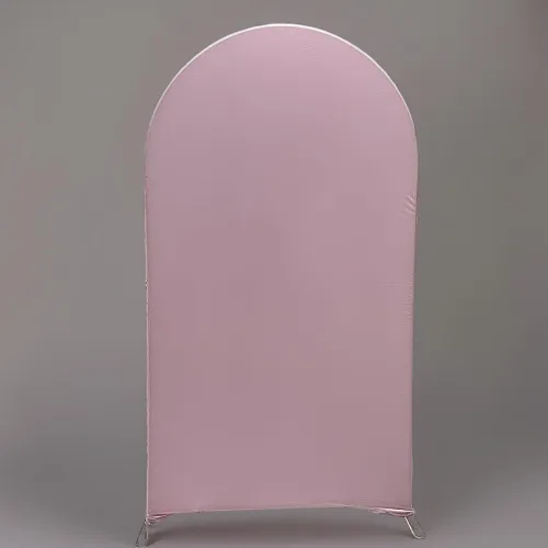 Vista 10 de Telón de fondo de arco beige champán, fundas de pared arqueadas de fondo elástico para fotografía de animales, decoración de fiesta de animales