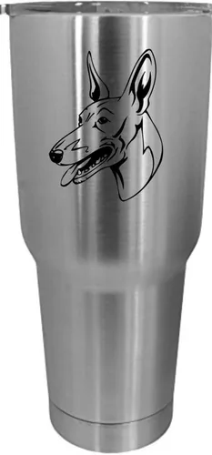 Vista 335 de Cairn Terrier - Vaso grabado con temática de perro, 30 onzas