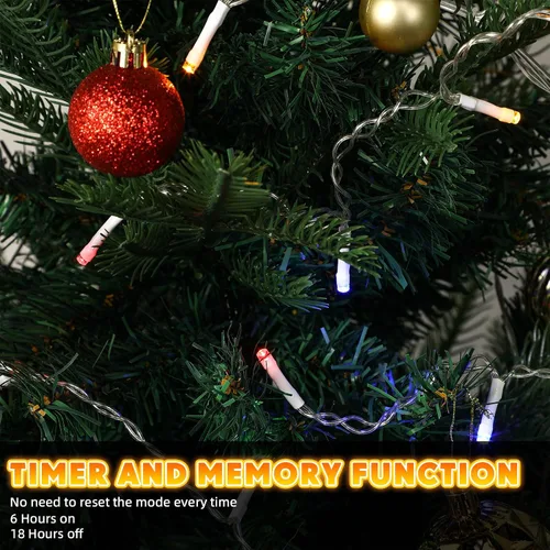 Vista 5 de 164 pies 1620 luces LED de carámbano para exteriores de Navidad al aire libre, cadena de luces de carámbano enchufables, luz colgante de hadas, 8