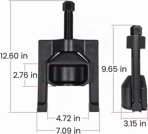 Vista 9 de E-cowlboy 10102 Extractor de Juntas Universal de Servicio Pesado Clase 6-8 y 5192 Herramienta Instaladora de Copas de Rodamiento Extractor de Juntas