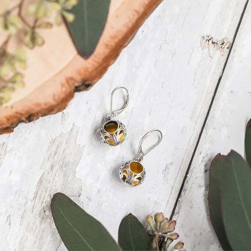 Vista 38 de Bottled Up Designs Aretes de encaje vintage hechos a mano, plata esterlina, ecológicos, fabricados en Estados Unidos, regalos de cumpleaños, día