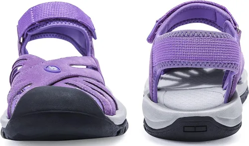 Vista 2 de CAMEL CROWN Women's Hiking Sandals Anti Slip Outdoor Sports Summer Beach Comfortable Lightweight Walking Sandals Trekking Sandals Closed Toe
