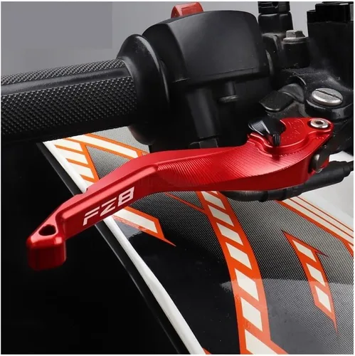 Vista 3 de Palanca de freno de motocicleta para FZ8 FZ 8 2011 2012 2013 2014 2015 Palancas de embrague freno corto manijas motocicleta palanca ajustable