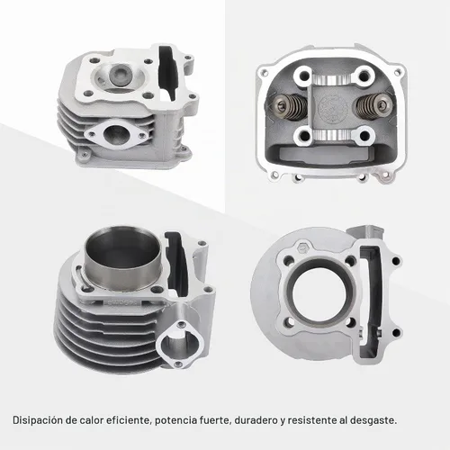 Vista 5 de goofit kit de Cilindro 57,4 mm de diámetro interior, 150 cc agujero, GY6 Cilindro de reconstrucción del motor Scooter chino