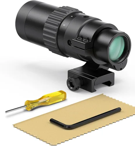 Vista 7 de Feyachi M36 1.5X - Lupa óptica de punto rojo 5X con montaje abatible a lateral Aumento de 1.5X - 5X con montaje abatible a lateral