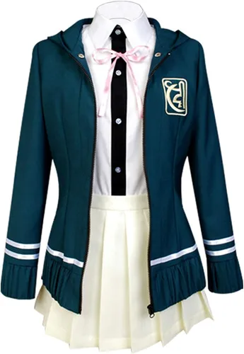 Chiaki - Disfraz de Nanami para cosplay uniforme de escuela secundaria conjunto completo