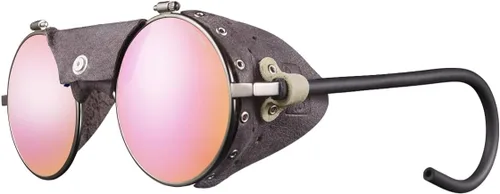 Vista 4 de Julbo Gafas de sol Vermont Glacier para hombres y mujeres con protectores laterales de cuero para senderismo, esquí, senderismo - 100% protección UV