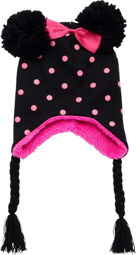 Vista 3 de Disney Juego de guantes de nieve aislados para niñas Minnie Mouse o Frozen Winter Hat bufanda y manoplas o guantes niño pequeño