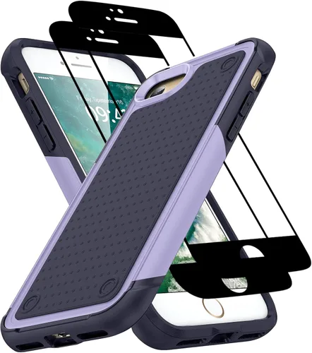 Vista 294 de Jeylly Funda para iPhone SE/Funda para iPhone 5S, Exterior de Plástico Duro que Absorbe Golpes + Interior de Silicona de Goma Defensor contra