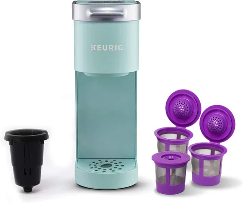 Vista 3 de Cápsulas K Cup reutilizables para Keurig K-Mini, K Mini Plus, K-Express y K Iced con adaptador de PureHQ - Cápsulas Kcups recargables Keurig Mini