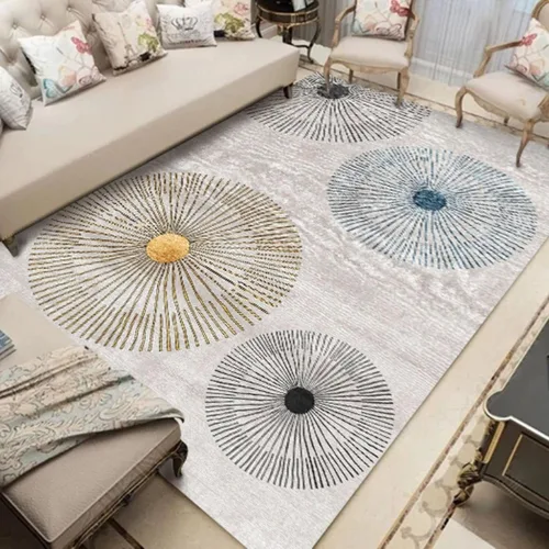 Vista 11 de JKGHK Leather Heated Floor Carpet, Infrared Floor Heater Mat, Portable Heated Area Rug with Adjustable Thermostat, Fast Heating Floor Heating System