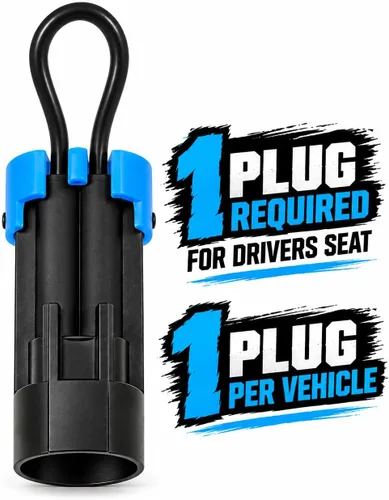 Vista 5 de UTVDistribution Seat Belt Harness Override Clip Bypass Plug Aftermarket Part Compatible with All Can-Am & Polaris Models RZR X3 +