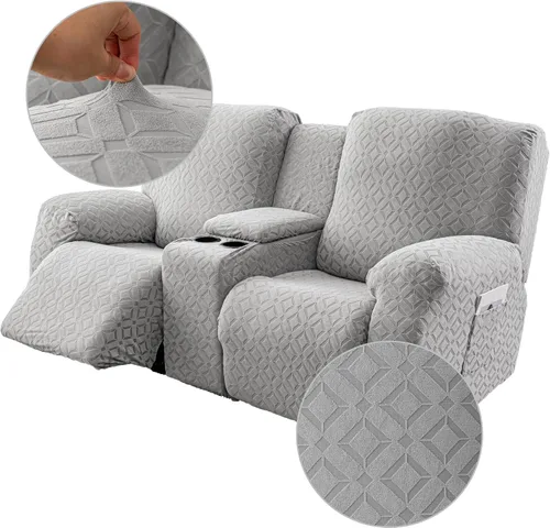 Vista 81 de Gennia Funda Impermeable para Silla Reclinable, Fundas Elásticas para Sofá Reclinable con Bolsillos, Fundas Lavables para Silla Reclinable Lazy Boy