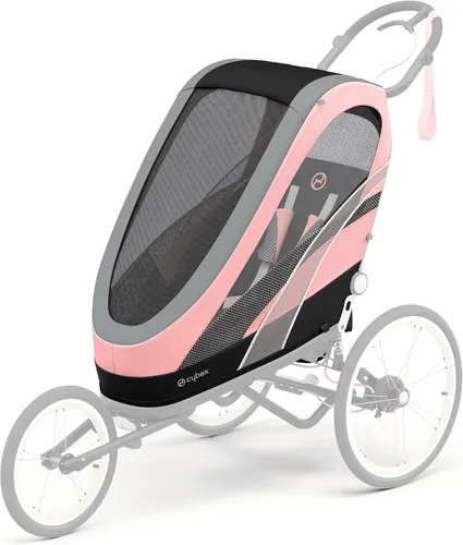 Vista 23 de CYBEX ZENO - Remolque multideportivo 4 en 1, plegado compacto, suspensión de conducción suave y neumáticos llenos de aire, remolque de bebé durante