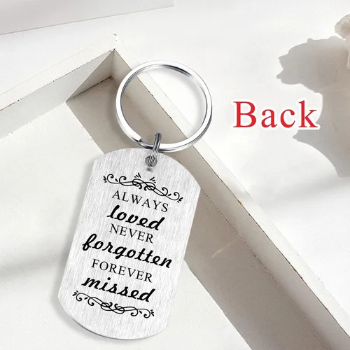 Vista 4 de Alotozo Regalos conmemorativos Llavero de regalo de condolencias para mujeres, hombres y niños God Has You in His Arms I Have You in My Heart