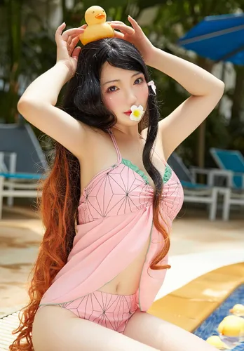 Vista 3 de haikyuu Bikini para mujer, estilo anime, traje de baño japonés de dibujos animados
