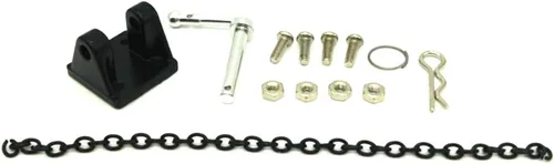 Vista 3 de DKKY - Gancho de remolque RC con cadena para 1/10 RC Crawler actualizaciones piezas