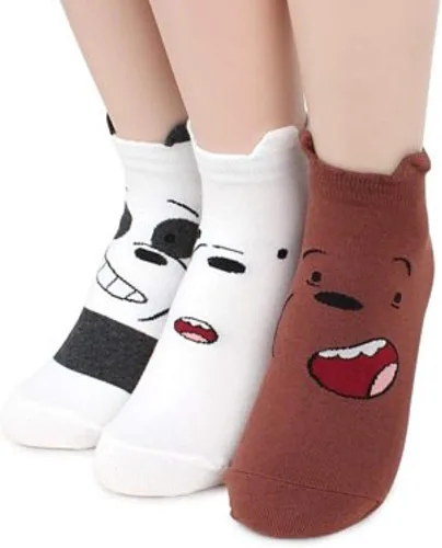 Vista 3 de We Bare Bears - Calcetines con licencia oficial 3 pares