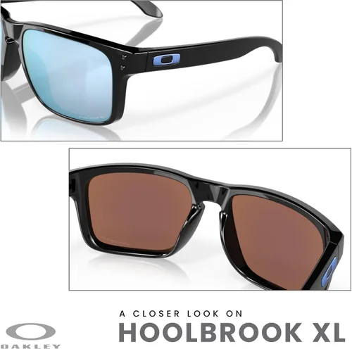 Vista 6 de OAKLEY Holbrook OO9102 Square Sunglasses for Men+ Bundle Accessory Leash Kit, Microfiber Pouch