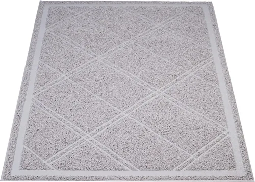 Vista 7 de Amazon Basics Less-Mess - Tapete para caja de arena para gatos, 24 x 35 pulgadas, sin perfume, marrón