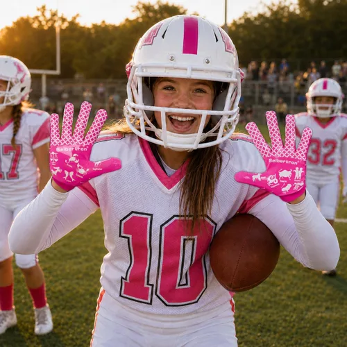 Vista 6 de Seibertron Pro 3.0 Twelve Constellations Elite Ultra-Stick Football Receiver Gloves Super Sticky Grip for Youth Kids Boys 8-12 Girls & Adult Men &