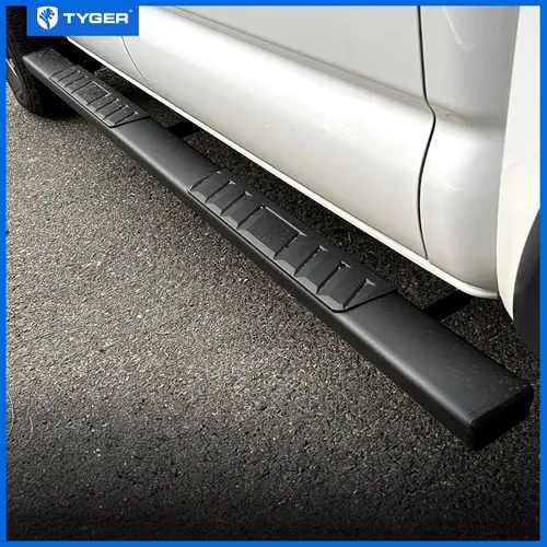 Vista 3 de Tyger Auto Estribos elevadores de 4 pulgadas compatibles con Ford F-150 2009-2014 Supercab TG-RS2F40088 Barras Nerf con rieles laterales