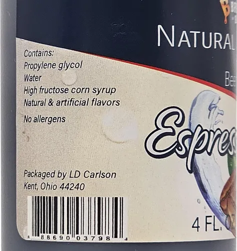 Vista 6 de Brewer's Best Aromatizante natural de frutas de cerveza y vino (frijol espresso)