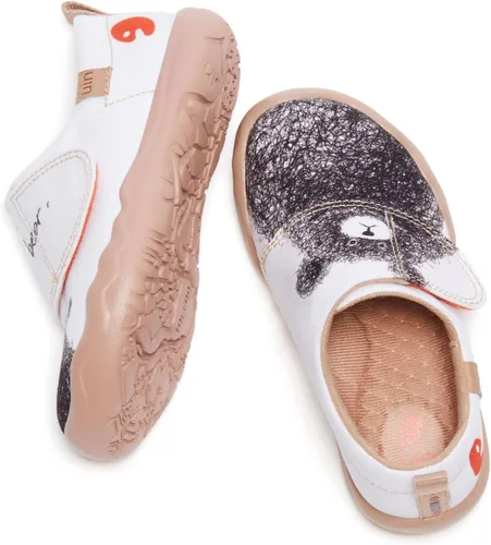 Vista 3 de UIN Zapatos para caminar para niños, botas de punto de alta calidad, casuales, ligeras, cómodas, a la moda, Madrid