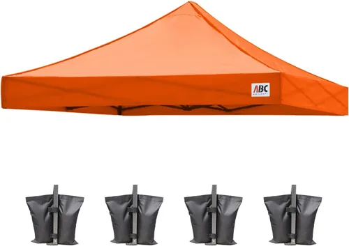 Vista 65 de ABCCANOPY Toldo de repuesto para tienda de campaña desplegable (8 x 8 pies, blanco)