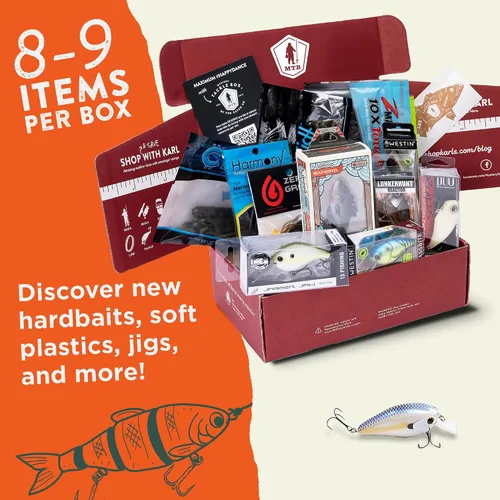 Vista 3 de Catch Co Mystery Tackle Box Freshwater Largemouth and Smallmouth Bass Lures Fishing Kit