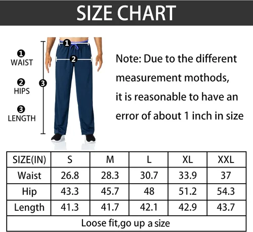 Vista 7 de Butrends Pantalones deportivos de malla para hombre con cordón en la cintura elástica, pantalones deportivos con parte inferior abierta