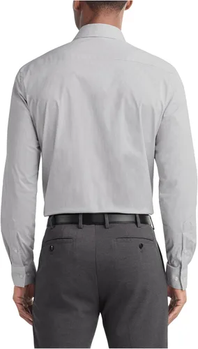 Vista 2 de Van Heusen Camisa de vestir para hombre de ajuste regular con protección contra manchas elástica