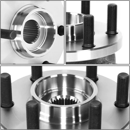 Vista 5 de DNA MOTORING OEM-WHA-0012 Conjunto de cubo de rodamiento de rueda delantera con sensor de velocidad compatible con Frontier 2005-2019 / Pathfinder