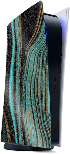 Vista 68 de MightySkins - Skin para juegos con purpurina brillante para PS5 y Playstation 5, ágata amatista, acabado duradero con purpurina de alto brillo