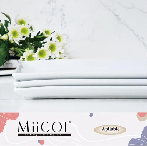 Vista 9 de Miicol Juego de 3 platos de porcelana para servir, bandejas grandes de 14
